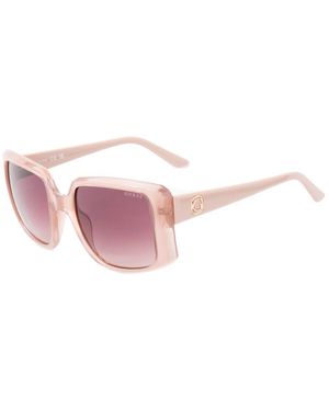 Guess Beige Resin Sunglasses - Pink