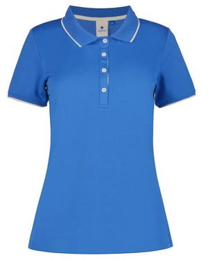 Luhta Kivimaa Polo Korte Mouw - Blauw