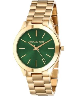 Michael Kors Ladies Watch Quartz Stainless Steel - Green
