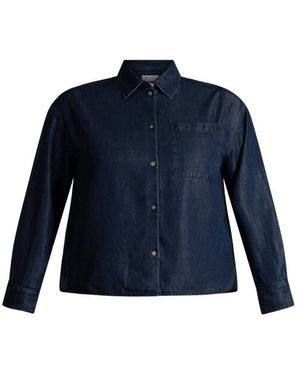 Base London Blouse Lange Mouw 7000136 - Blauw