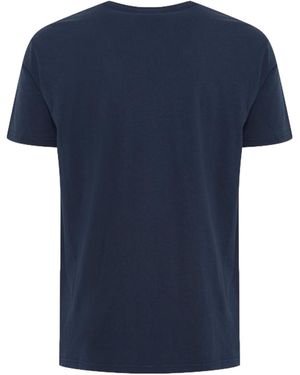 Solid Effen T-Shirt - Blauw