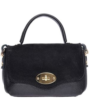 Roberta M Rundleer Tas - Zwart