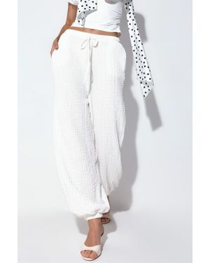 Busem Woven Jogger Trousers - White