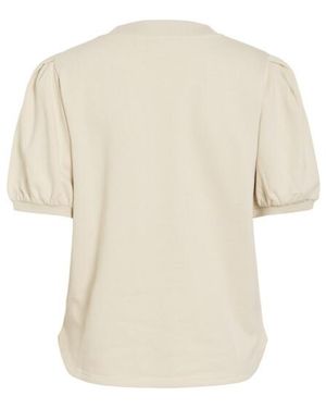 Vila Viharisa Crew Neck 24 Sweat Toppb - Wit