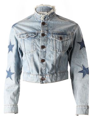 Sandro Paris Liverpool Versierde Denimjack - Blauw