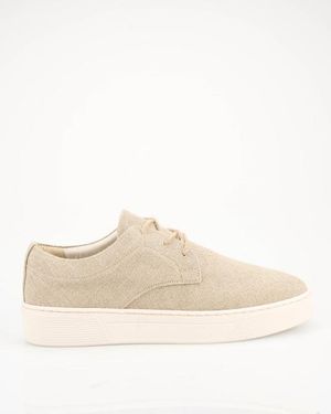 Cycleur De Luxe Oververt Linnen Sneakers - Naturel