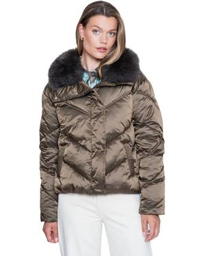 Geisha Jacket Nylon - Bruin