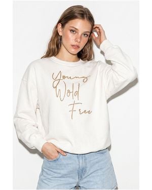 Bianco Lucci Sweatshirt - White