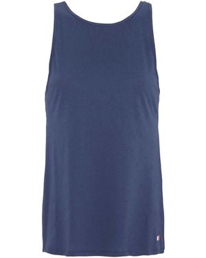 Tommy Hilfiger Cross Back Tank Top - Blauw