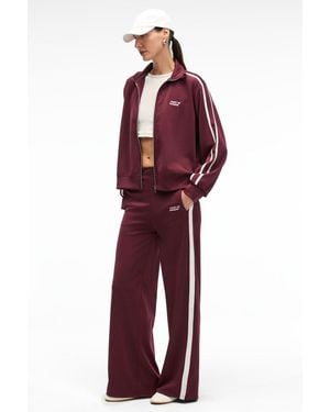 Grimelange Relaxed Straight-Leg Joggers - Red