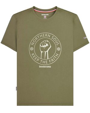 Lambretta Northern Soul T-Shirt Cotton - Green