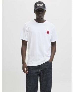 Jack & Jones Jjbrandy Tee Ss Crew Neck Ln - Wit