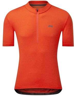 Dhb Korte Rits Fietstrui - Rood