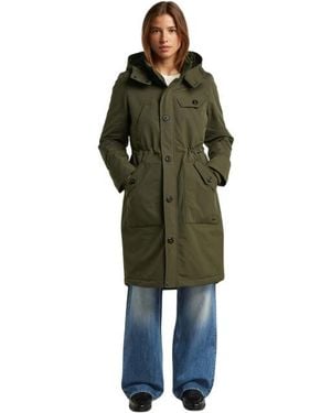 G-Star Vodan Long Jkt Wmn - Groen