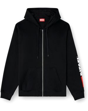 DIESEL Sweat Vest - Zwart