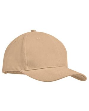 Midocean Tekapo Zwaar Geborsteld Katoenen Baseballpet - Naturel