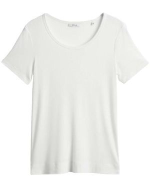 Opus Top Korte Mouw 10576713211444 - Wit