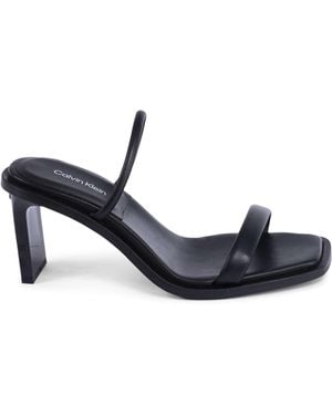 Calvin Klein Mules Heels Minimalist Design - White
