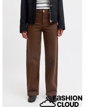 Jack & Jones Sarah Tokyo High Waist Wide Leg Pants - Bruin