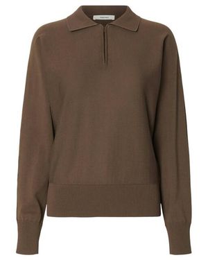 SELECTED Pullover 16101294 Oledo - Bruin