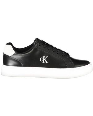 Calvin Klein Zwarte Polyurethaan Sneakers