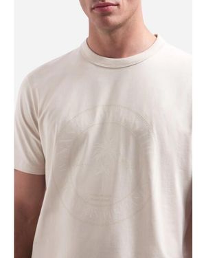 No Excess T-Shirt Crewneck Graphic Stone - Wit