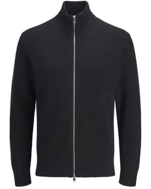 Jack & Jones Jjeperfect Knit Zip Cardigan Sn - Blauw