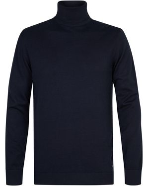 Petrol Industries Fijngebreide Coltrui Vail - Blauw