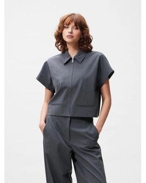 Catwalk Junkie Short Sleeve Jacket - Blauw
