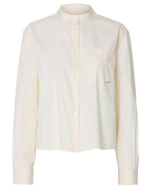 SELECTED Blouse Lange Mouw 16100576 Hotel - Wit
