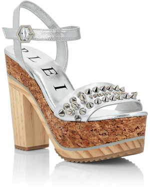 Philipp Plein Sandalen Hoge Hakken - Wit