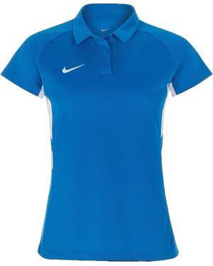 Nike Raglan-Poloshirt Met Contrasterende Panelen Voor (Royaal Blauw, Wit)
