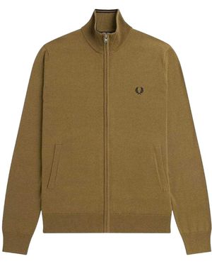Fred Perry Klassiek Uniseks Sweatshirt Voor Volwassenen - Groen
