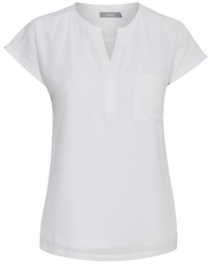 Fransa Blouse 20603737 60010 - Wit