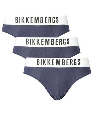Bikkembergs Blu Polyester Mannen Ondergoed - Blauw