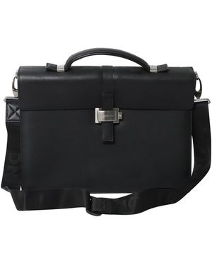 Montblanc Westside Aktetas Met Dubbele Zijvouwen - Zwart