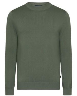 Cavallaro Napoli Trui Ronde Hals - Groen