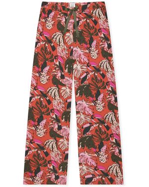 Schiesser Vrouwen Pyjama Broek Mix Relax - Rood