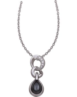 Orphelia 925 Sterling Chain With Pendant - White