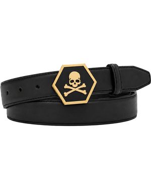 Philipp Plein Riem Skull - Zwart