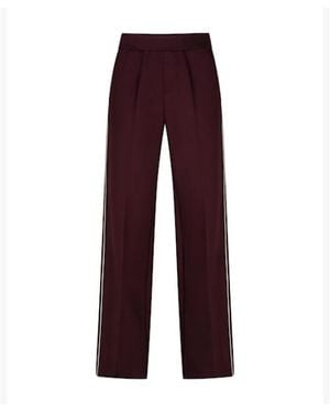 Red Button Broek Srb5071 Colette Punta Piping Burgundy - Paars