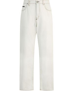 Philipp Plein Beach Boy Fit Jeans Basic - Wit