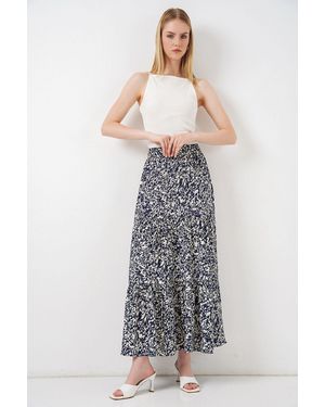 Bigdart Maxi Gekleed Comfortabele Pasvorm Rok - Wit