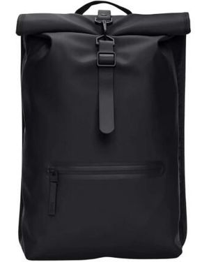 Rains Rolltop Rugzak W3 - Zwart