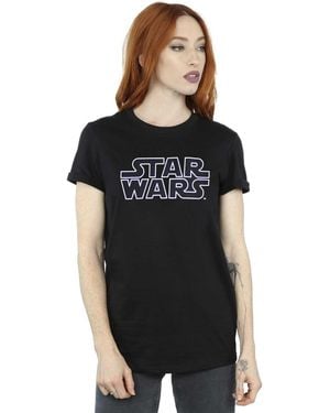Star Wars Adult Logo T-Shirt - Black