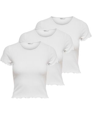 ONLY T-Shirt - Wit