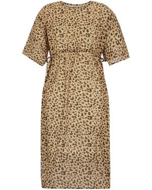 Regatta Ladies Avorno Abstract Leopard Print Kaftan - Natural