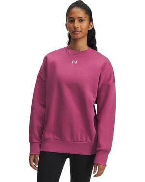 Under Armour Rival Fleece Sweatshirt - Paars