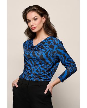 Mart Visser Caitlin Print Top Kobalt - Blauw