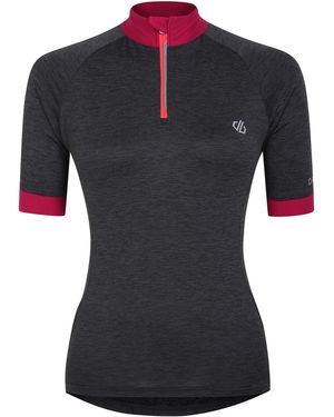 Dare 2b Ladies Pedal Through It Ii Jersey Marl) - Black